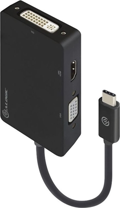 Изображение Stacja/replikator Alogic Adapter 3w1 USB-C (UCVGDVHD-ADP)