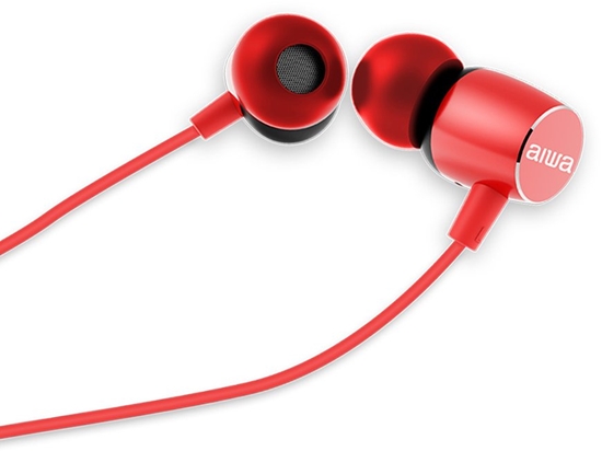 Изображение Suchawki Aiwa Suchawki douszne AIWA ESTM-20RD 105dB 16ohm Czerwone