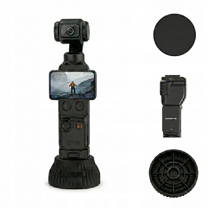 Изображение SunnyLife Podstawa Stojak Uchwyt Samoprzylepny Do Dji Osmo Pocket 3 4 Biurko Samochód / Op4-dz166-d