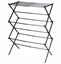Picture of Suszarka na pranie Vilde Suszarka na pranie metalowa czarna pionowa rozsuwana 44.5-75x37.5x105cm VILDE 779105