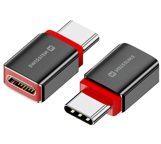 Picture of Swissten DataGUARD Charging Adapter with Data Blocking USB-A to USB-C