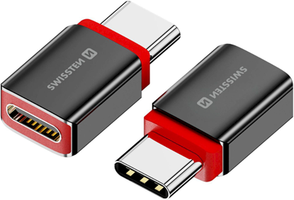 Изображение Swissten DataGUARD Charging Adapter with Data Blocking USB-C to USB-C