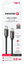 Attēls no Swissten Textile Universal Quick Charge 3.1 USB-C / USB-C Data and Charging Cable 3m black