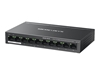 Изображение Switch|MERCUSYS|Desktop/pedestal|10x10Base-T / 100Base-TX|PoE+ ports 8|MS110P