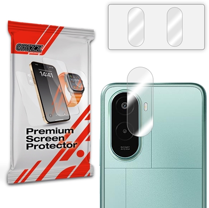 Изображение Szko na aparat GrizzGlass HybridGlass Camera do Xiaomi POCO M7 Plus 5G