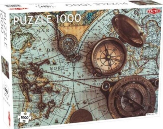 Изображение Tactic Puzzle 1000 Vintage Sea Map