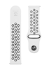 Picture of Tactical 22mm Double Silicone Watch Strap and Watch Band White Black