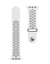 Attēls no Tactical Apple Watch 42/44/45mm Double Silicone Strap White Black