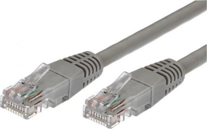Attēls no TB Print TB Kabel Patchcord kat.5e RJ45 UTP 3m. szary  - paczka 10 sztuk