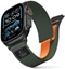 Attēls no Tech-Protect TECH-PROTECT NYLON ELITE APPLE WATCH 8 / 9 / 10 / 11 / SE / ULTRA (44 / 45 / 46 / 49 MM) GREEN/ORANGE