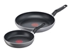 Изображение TEFAL | Pan | C2739053 Super Start Set of 2 | Frying | Diameter 20 / 26 cm | Suitable for induction hob | Fixed handle | Gray - Hippo