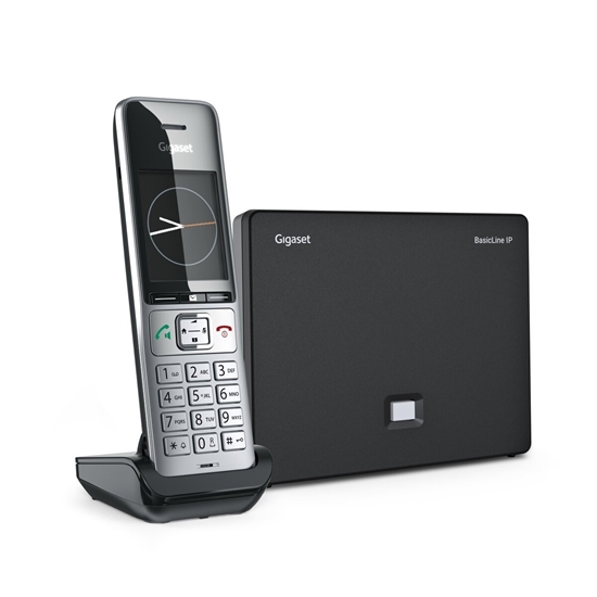 Изображение Telefon bezprzewodowy VoIP BasicLine IP + słuchawka Comfort 500HX