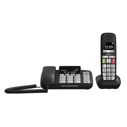 Attēls no Telefon przewodowy DL780 Plus z wygodną słuchawką bezprzewodową