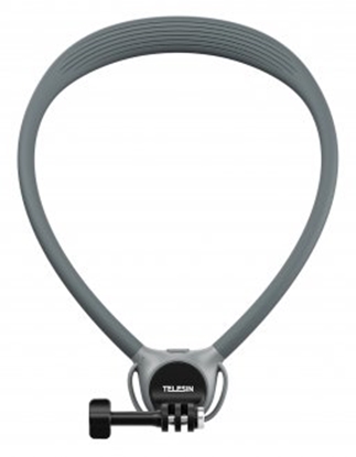 Изображение Telesin Opaska na szyj Telesin S2-HNB-09-GY do kamer sportowych - szara