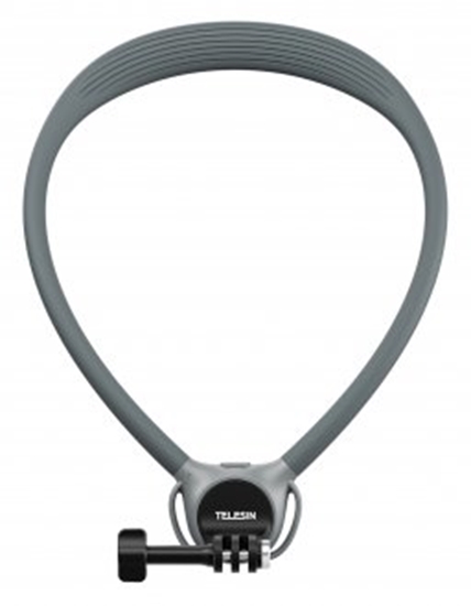 Изображение Telesin Opaska na szyj Telesin S2-HNB-09-GY do kamer sportowych - szara