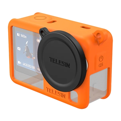 Изображение Telesin Silikonowe Etui ochronne Telesin dla DJI Osmo Action 6 (Pomaraczowe)