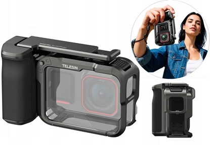 Изображение Telesin Uchwyt Grip Ramka Montaowa Frame Mount Iso Do Insta 360 Ace Pro 2 Ace Pro / S6-fms-31-tis