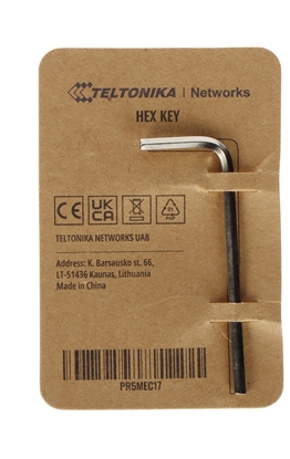 Attēls no Teltonika Hex Key 19 x 53 x 2.5 mm Nickel Angled, Silver | PR5MEC17