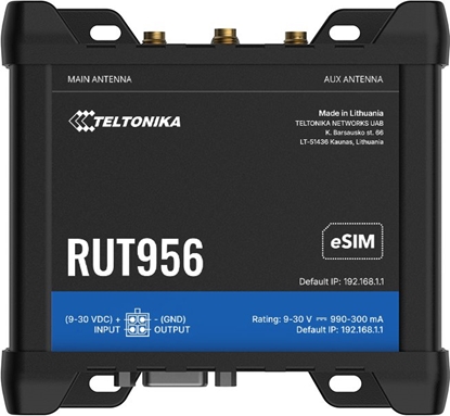 Attēls no TELTONIKA IOT ROUTER RUT956 GNSS ESIM