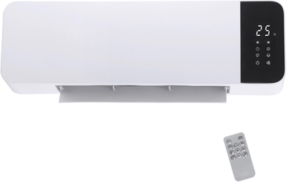 Picture of Termowentylator Emerio Emerio WH-133172, Fan electric space heater, Indoor, Floor, White, LED, Remote