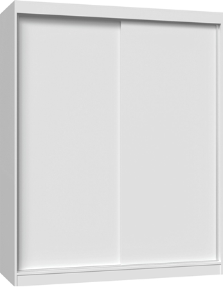 Picture of Topeshop SZAFA PRZESUWNA IGA 160 CM DRZWI PRZESUWNE PÓKI BIEL