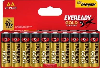 Picture of Toshiba Bateria EVEREADY GOLD from ENERGIZER, AA, LR6, 1,5V, DHP20 EU, 20 szt.