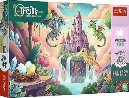 Изображение Trefl Puzzle 100 Rycerz Treflik i smoki TREFL