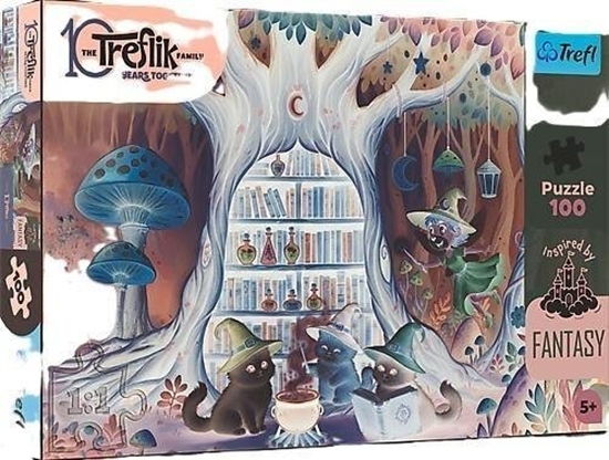 Изображение Trefl PUZZLE 100EL TREFL CZARODZIEJSKIE KOCIAKI PUD12