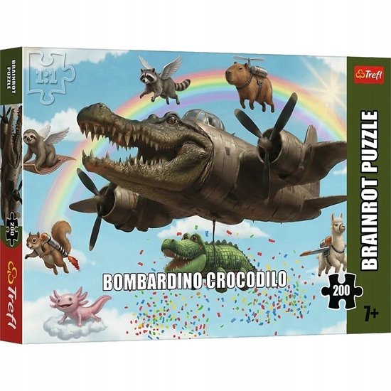Picture of Trefl Puzzle 200 BrainRots Bombardino Crocodilo TREFL
