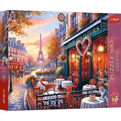 Изображение Trefl Puzzle 500 Love Story: Love in Paris TREFL
