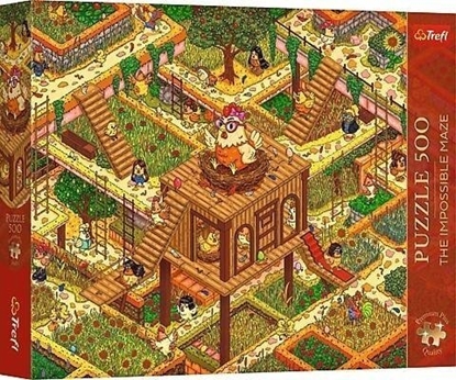 Attēls no Trefl PUZZLE 500EL TREFL PREMIUM SMIESZNE KURCZAKI P8