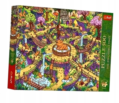 Attēls no Trefl PUZZLE 500EL TREFL PREMIUM ZABAWNE KAPIBARY PU8