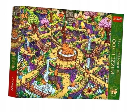 Picture of Trefl PUZZLE 500EL TREFL PREMIUM ZABAWNE KAPIBARY PU8