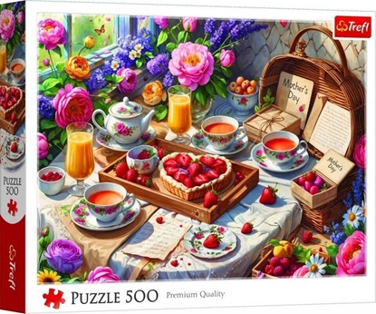 Attēls no Trefl PUZZLE 500EL TREFL sodkoci na Dzie Mamy PUD8