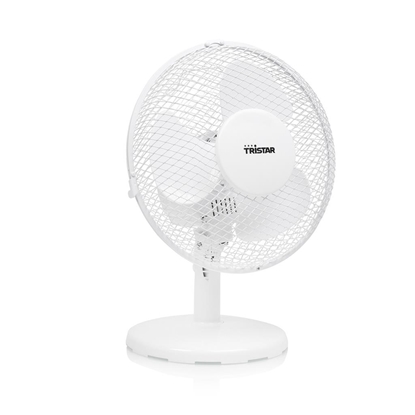 Picture of Tristar | Desk fan | VE-5721 | Desk fan | 30 W | Diameter 23 cm | Number of speeds 2 | Oscillation | White