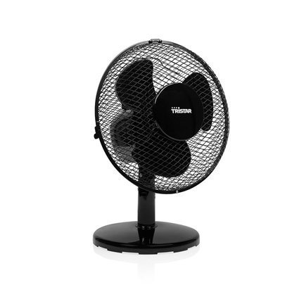 Picture of Tristar | Desk fan | VE-5722 | Desk fan | 30 W | Diameter 23 cm | Number of speeds 2 | Oscillation | Black