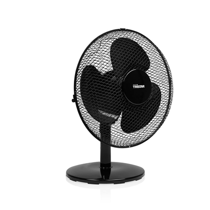 Picture of Tristar | Desk fan | VE-5725 | Desk fan | 40 W | Diameter 30 cm | Number of speeds 3 | Oscillation | Black