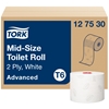 Picture of Tualetes papīrs TORK Advanced Compact T6, 2 sl., 9.9 cm x 100 m, baltā krāsā