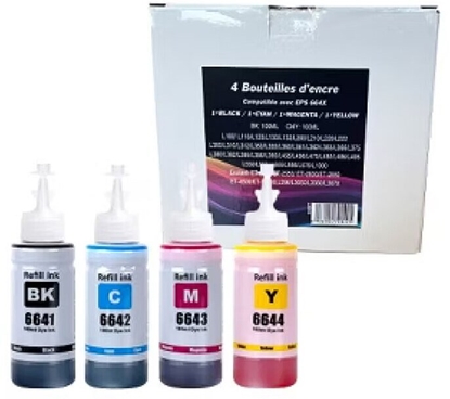 Attēls no Tusz Epson Ink cartridge GenerInk Ecotank* 664 C13T664640 set 6936904790225