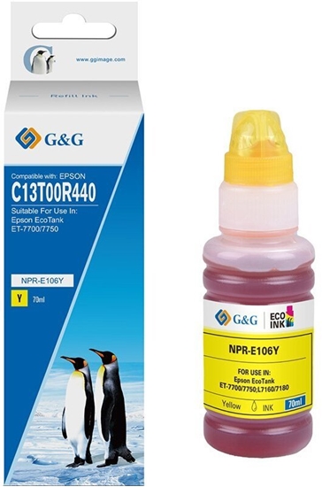 Picture of Tusz G&G kompatybilny ink / tusz z C13T00R440, NPR-E106Y, yellow
