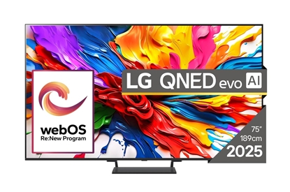 Attēls no TV Set|LG|75"|4K/Smart|3840x2160|Wireless LAN|Bluetooth|webOS|75QNED93A6A