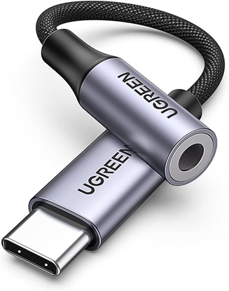 Attēls no UGREEN AV161 audio adapter USB-C to mini jack 3 5mm