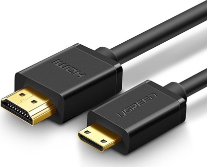 Attēls no Ugreen HDMI - mini HDMI cable 19 pin 2.0v 4K 60Hz 30AWG 1 5m black (11167)