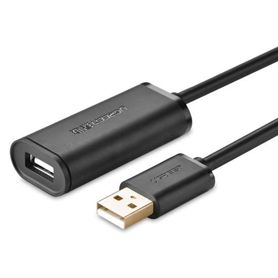 Picture of UGREEN USB kabela pagarinatajs aktivs AM - AF 5m melns US121