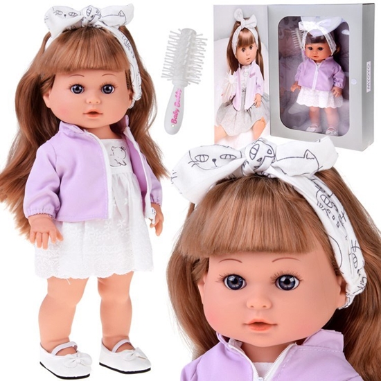 Picture of Urocza Lalka Jaminka z dugimi wosami 38cm w eleganckim ubranku ZA5876 EDUKAMP