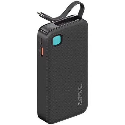 Изображение USAMS Powerbank ze zwijanym kablem USB-C Retractab
