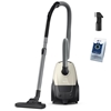 Picture of Vacuum Cleaner|PHILIPS|Input power 800 W|Dust capacity 3 L|Cylinder vacuum|Cleaning type Dry|Dust container Dust bag|Colour Black/Beige|XD1101/10