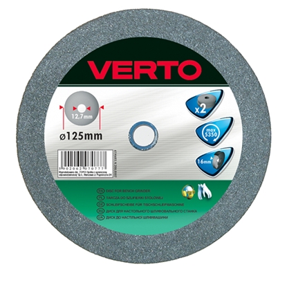 Изображение Verto Tarcza do szlifierki stoowej 200x12,7x20mm (61H607)