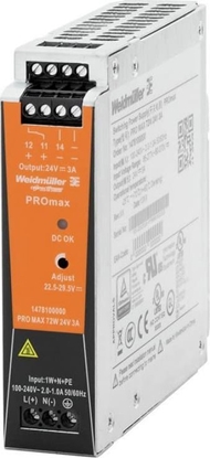 Picture of Weidmüller Zasilacz DC PRO MAX 72W 24V 3A 1478100000