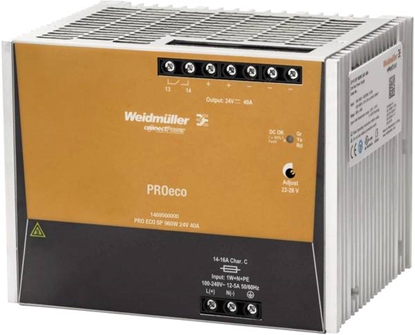 Picture of Weidmuller Zasilacz impulsowy trójfazowy 400-500V AC/ 24V DC 40A 960W PRO ECO3 960W 24V 40A